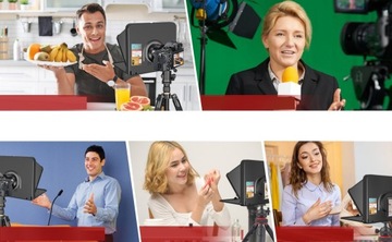 Суфлер Teleprompter Монитор VLOG для камерофона LensGo