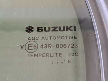SUZUKI SX4 S-CROSS 18r LIFT 1.4T СТЕКЛО ЗАДНЕЙ ДВЕРИ ЛЕВОЕ МАЛОЕ ТЕМНОЕ