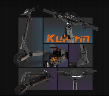 Складной электромобиль Kukirin G4 2000Вт 20Ач 11