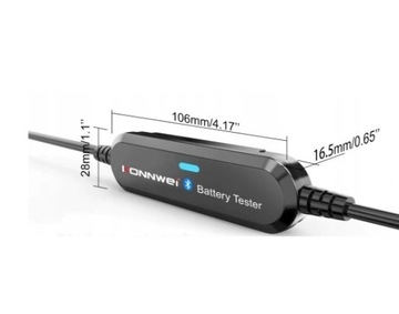 ТЕСТЕР АККУМУЛЯТОРА 6 В 12 В Bluetooth 5.0, польский