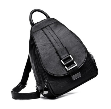 PLECAK DAMSKI PLECACZEK MIEJSKI DO SZKOŁY PRACY EKO SKÓRA VINTAGE TORBA 2W1