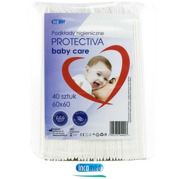 Прокладки гигиенические Protectiva Baby Care 60х60 см 40 шт.