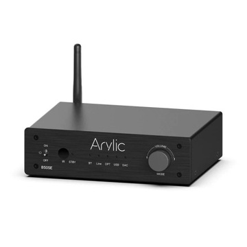 Arylic B50 SE wzmacniacz stereo - Bluetooth wejście optyczne pilot USB DAC