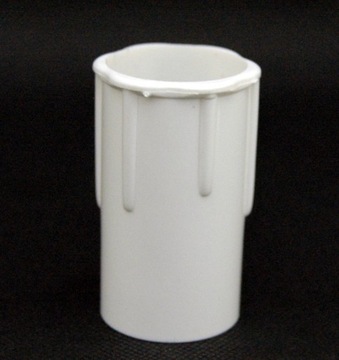 Gilza świeczka osłonka do lamp 32/30 BIAŁA 59mm
