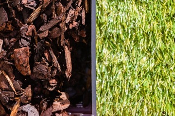 Бордюр садовый газонный пластик ГИБКИЙ черный 4см 10м + шпильки