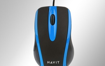 Mysz uniwersalna do komputera USB 2.0 Havit MS753 (czarno-niebieska)