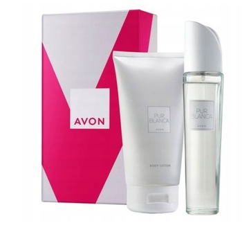 AVON Pur Blanca Zestaw upominkowy Woda toaletowa Balsam do ciała w pudełku
