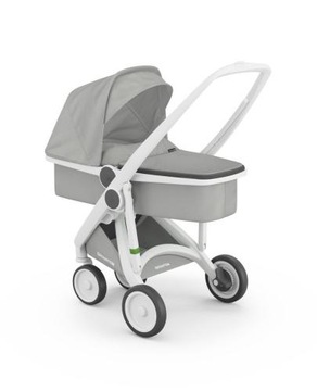 Greentom - Wózek Carrycot (v.2.1) White-Grey