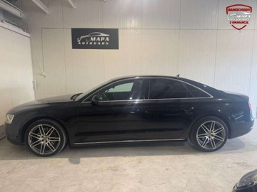 Audi A8 D4 2012 Audi A8 Rej PL Quattro Serwis nowy rozrzad Led Kamera Pneumatyka radar navi, zdjęcie 2