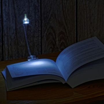 ГИБКАЯ СВЕТОДИОДНАЯ ЛАМПА С ЗАЖИМОМ ДЛЯ ЧТЕНИЯ КНИГ