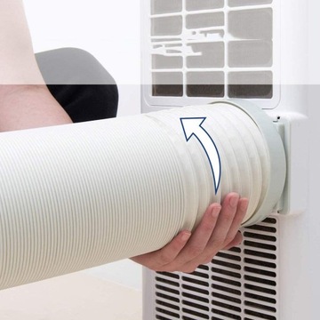 ВЫХЛОПНАЯ ТРУБА НАРУЖНЫЙ ШЛАНГ ПЕРЕНОСНОГО КОНДИЦИОНЕРА ДИАМЕТР 15 СМ/1,5 М