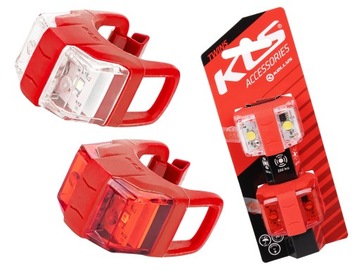 Zestaw lampek LED KELLYS TWINS II red