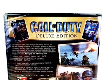 НОВАЯ CALL OF DUTY 1 I + РАСШИРЕНИЕ DELUXE EDITION ДЛЯ ПК PL