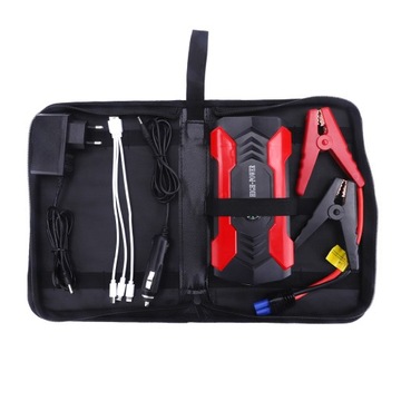 POWERBANK JUMP STARTER POWER BANK URZĄDZENIE AKUMULATOR 12V + KLEMY KABEL