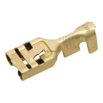 konektor nasuwka 6,3 z zatrzaskiem 1-2,5mm2 10szt