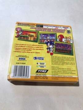 SONIC 3 ADVANCE GAME BOY ADVANCE