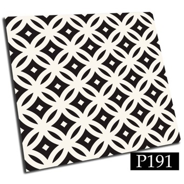 Samoprzylepne kafelki PCV20x20 Geometryczne koła