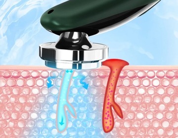 EMS МАССАЖЕР ДЛЯ ЛИЦА СО СВЕТОМ Электротоки