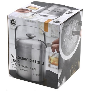 ВЕДРО ДЛЯ ЛЬДА + ЛУГО KONIGHOFFER ЩИПЦЫ 1,3 Л