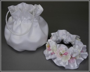 Мешочек для причастия. Мешочек для причастия. Сумка Альба. Декоративный ерш