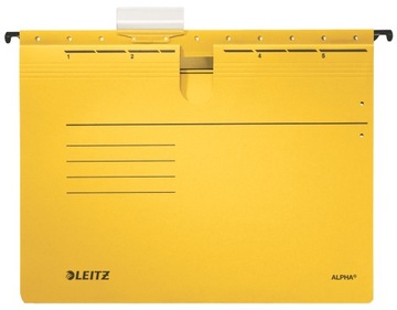 Skoroszyt zawieszany Leitz A-4 Alpha żółty