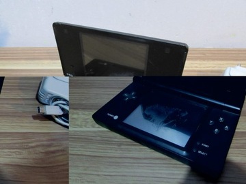 Консоль Nintendo DSi, черная, оригинальное зарядное устройство
