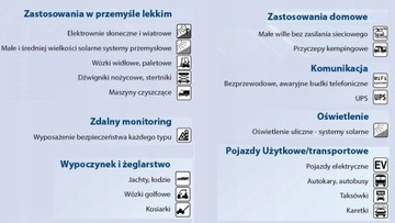 Большая фотоэлектрическая солнечная батарея AGM 180 Ач