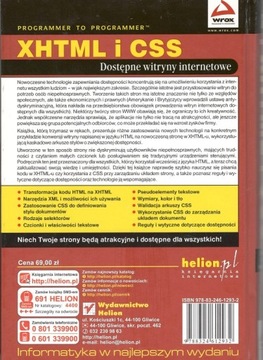 XHTML и CSS. Доступны веб-сайты Дакетта