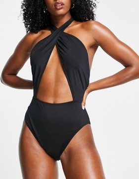 NEW LOOK CZARNE MONOKINI CUT OUT (40)