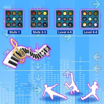 МУЗЫКАЛЬНЫЙ КОВРИК ДЛЯ ТАНЦА, ПИАНИНО-ИГРА ДЛЯ D