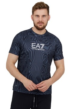 EA7 EMPORIO ARMANI - Funkcyjny t-shirt VENTUS7 r S