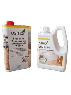 OSMO 8016 WISCH-FIX 1L + OSMO 3029 BEZBARWNY - 1L