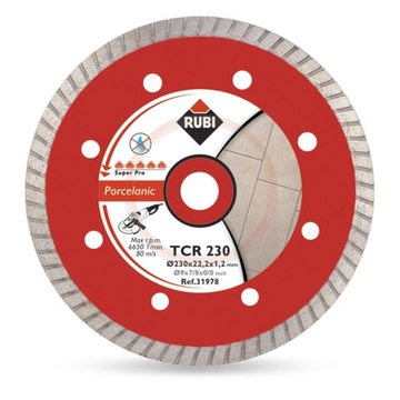 Rubi TCR 125 SUPERPRO Tarcza diamentowa do gresu