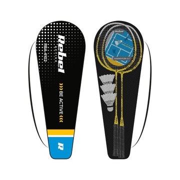 Ракетка для бадминтона, алюминиевый комплект, REBEL ACTIVE