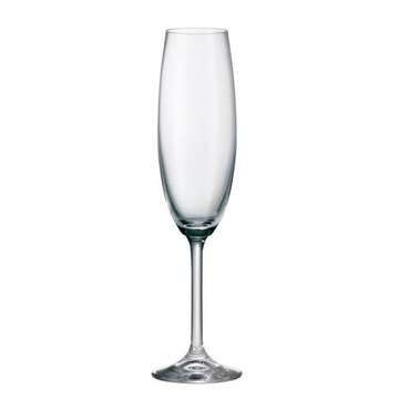KIELISZKI DO SZAMPANA KRYSZTAŁ BOHEMIA COLIBRI 220ML