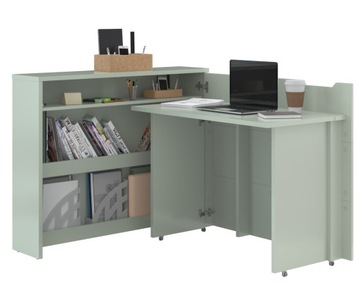 Biurko młodzieżowe WORK CONCEPT 115 cm szałwia