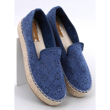 Espadryle damskie Espadryle ażurowe Blue r.39