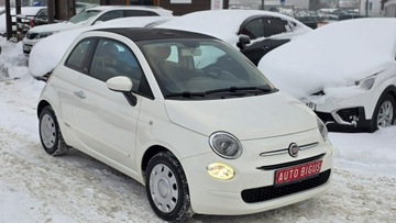 Fiat 500 II Seria 4 1.2 69KM 2016 Fiat 500 ledy super stan zarejestrowany biała, zdjęcie 3