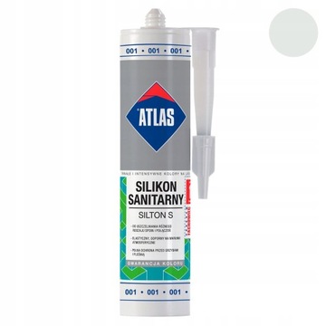 ATLAS Silikon Sanitarny Silton S Biały 001 280ml