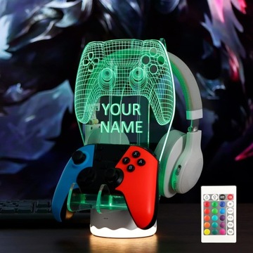 Gamepad Stand Obwód Neon Light 3D Led RGB 16 KOLORÓW