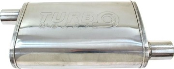 TŁUMIK ŚRODKOWY SPORTOWY ASYMETRYCZNY TURBOWORKS WYDECH 2,5-CALA 63,5mm