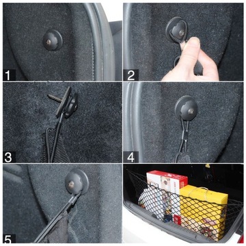 СЕТКА ДЛЯ БАГАЖНИКА АВТОМОБИЛЯ, СЕТКА-ОРГАНИЗАТОР АВТОМОБИЛЯ, 110x60СМ, ПРОЧНАЯ