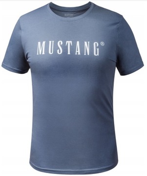 T-shirt męski okrągły dekolt Mustang r. L ZESTAW 3 SZTUK