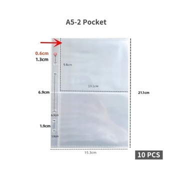 Яркий цвет A5/A7 из искусственной кожи, обложка для фотокарточек, милый Kpop