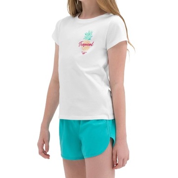 KOSZULKA T-SHIRT DZIEWCZĘCY 4F TTSHF399-10S r.128