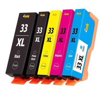 5x TUSZ 33 XL DO EPSON XP-530 XP-630 XP-635 XP-640