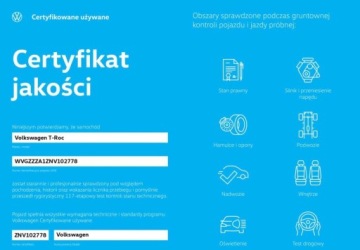 Volkswagen T-Roc I SUV Facelifting 1.5 TSI ACT 150KM 2022 Volkswagen T-Roc Style Pakiety, LED Matrix, ACC, Podgrzewane fotele i kie, zdjęcie 4