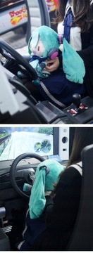 ХАТСУНЭ МИКУ плюшевая игрушка аниме кукла 32см