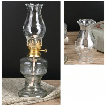 LAMPA NAFTOWA SZKLANA LATARNIA DOMOWA LAMPA NAFTOWA