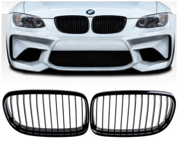 РЕШЕТКА РАДИАТОРА ПОЧКИ BMW E90 E91 LCI LIFT 2008-2013 ЧЕРНЫЙ ГЛЯНЕЦ